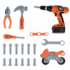 Smoby pracovní dílna Black&Decker s mechanickou vrtačkou 500205 červeno-černá - Image 3