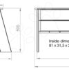 Stůl pro zahradníka borovicový Aksent planter table Exit Toys velký objem 45 litrů - Image 3