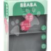 Talíř pro miminka Silicone Suction Plate Beaba Mineral Grey ze silikonu rozdělen šedý od 4 měsíců - Image 3