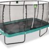 Trampolína s ochrannou sítí Allure Premium Exit Toys zelená 244*427 cm - Image 3
