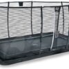 Trampolína s ochrannou sítí Dynamic Groundlevel Exit Toys do země 275*458 cm černá - Image 3