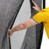 Trampolína s ochrannou sítí Dynamic Groundlevel Exit Toys do země kulatá 427 cm průměr černá - Image 3