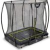 Trampolína s ochrannou sítí Silhouette Ground Exit Toys přízemní 153*214 cm černá - Image 3