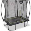 Trampolína s ochrannou sítí Silhouette trampoline Exit Toys 153*214 cm černá - Image 3