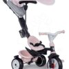 Tříkolka a kočárek v jednom s brzdou Baby Driver Plus Pink Smoby s EVA koly a intuitivním ovládáním růžová od 10 měsíců - Image 3