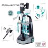 Úklidový vozík s tyčovým vysavačem Rowenta Trolley+Vacuum Cleaner Smoby se smetákem kbelíkem a 10 doplňků - Image 3