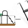 Žebřík na trampolínu Trampoline Ladder Exit Toys ocelový pro rám ve výšce 50–65 cm - Image 3