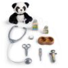 Zvěrolékařský vozík s kufříkem Veterinary Animal Care Trolley Smoby pro plyšovou pandu s 8 lékařskými doplňky - Image 2