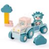 Didaktický traktor se zvířátky My First Tractor BB Abrick Écoiffier 25 dílů s přívěsem a kostkami od 12 měsíců - Image 2