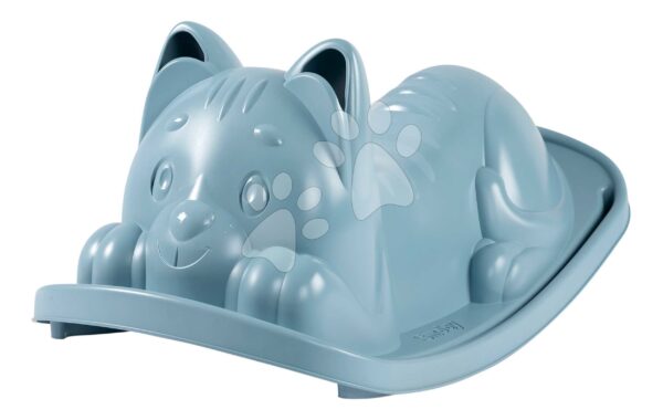 Houpačka kočka Blue Cat Rocker Life Smoby modrá s ergonomickým sedátkem s UV filtrem od 18 měsíců – model 2025