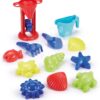 Kbelík set Delfín Bucket Dolphin Écoiffier 21 cm výška průsvitný s 12 doplňky od 18 měsíců - Image 3