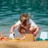 Kbelík set s konví Hrad Sand Castle Beach Écoiffier 16 cm s lopatkou a bábovičkami od 18 měsíců - Image 2