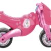 Odrážedlo motorka jednorožec Cross Dohány maxi velká růžová nosnost 50 kg - Image 3