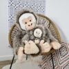 Plyšová opička Monkey Histoire d’ Ours v dárkovém balení hnědá 30 cm od 0 měsíců - Image 3