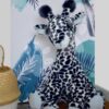 Plyšová žirafa Lisi the Blue Giraffe Histoire d’ Ours modrá 50 cm od 0 měsíců - Image 3