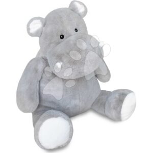Plyšový hrošík Hippo Histoire d’ Ours šedý 48 cm od 0 měsíců