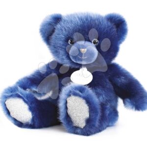 Plyšový medvídek Midnight Blue Ours Collection Doudou et Compagnie modrý 30 cm od 0 měsíců