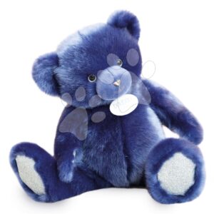 Plyšový medvídek Midnight Blue Ours Collection Doudou et Compagnie modrý 37 cm od 0 měsíců