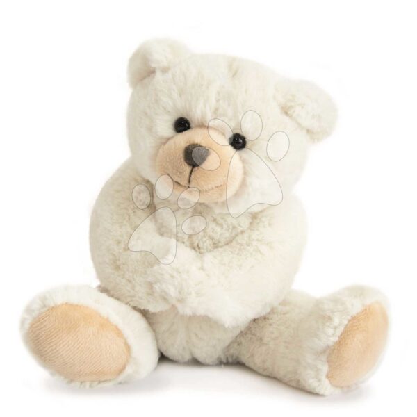 Plyšový medvídek Ours Câlinour’s Ivory Histoire d’ Ours v dárkovém balení bílý 25 cm od 0 měsíců