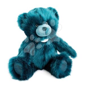 Plyšový medvídek Peacock Blue Ours Collection Doudou et Compagnie modrý 40 cm od 0 měsíců