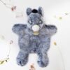 Plyšový oslík na loutkové divadlo Donkey Puppet Sweety Mousse Histoire d’ Ours šedý 25 cm od 0 měsíců - Image 2