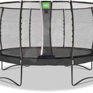 Trampolína s ochrannou sítí Allure Premium  Exit Toys průměr 427 cm černá