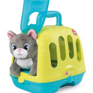 Veterinární kufřík Veterinary Case Smoby s plyšovou kočičkou se 4 zvuky a 10 doplňků pro zvířátka