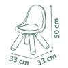 Židle pro děti KidChair Blue Life Smoby modrá s UV filtrem 50 kg nosnost výška sedáku 27 cm od 18 měsíců – model 2025 - Image 3