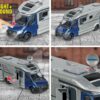 Autíčko karavan Hymer B-Class Majorette se zvukem a světlem délka 19 cm - Image 3