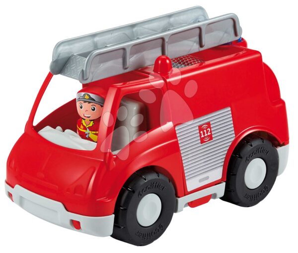 Écoiffier hasičské auto Abrick 1485 červené