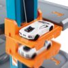 Garáž 3patrová s autoservisem Garage City Flex Majorette s manuálním výtahem automyčkou a 5 autíček - Image 2