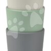Kelímky pro miminka Silicone Glass Set Beaba Grey Sage & Mineral ze silikonu 3 kusy od 4 měsíců - Image 3