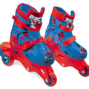 Kolečkové brusle inline 3kolečkové Spiderman Mondo s dvojitou funkcí