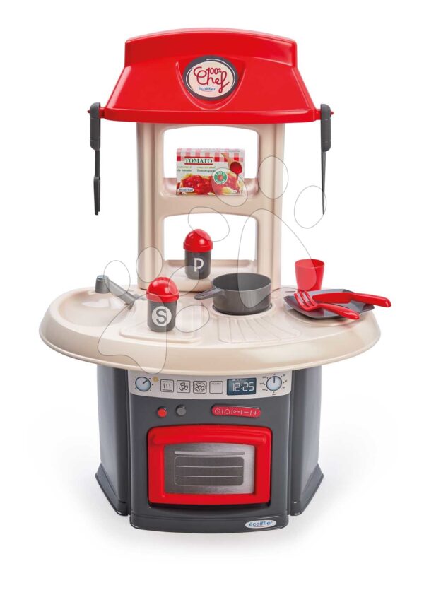 Kuchyňka měděná 100%Chef Italian Écoiffier s 13 doplňky od 18 měsíců