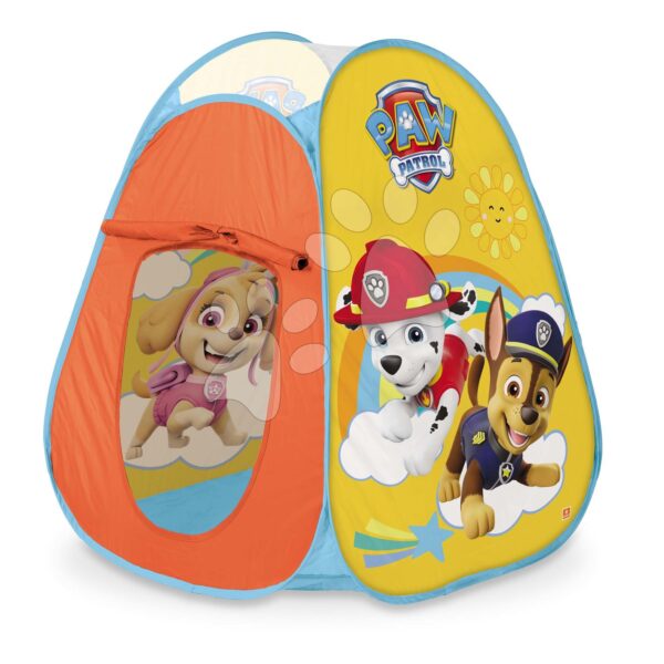 Mondo stan pro děti Paw Patrol Pop Up s okrouhlou taškou červenou 28388