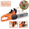 Motorová pila elektronická Black&Decker Chainsaw Smoby se zvukem světlem a pohyblivým řetězem od 3 let - Image 3