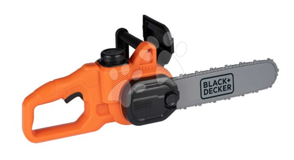 Motorová pila elektronická Black&Decker Chainsaw Smoby se zvukem světlem a pohyblivým řetězem od 3 let