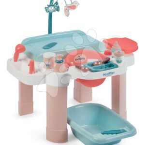 Pečovatelský stolek pro panenky My First Nursery Écoiffier s vaničkou 13 doplňků od 18 měsíců
