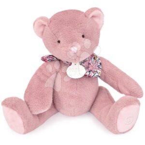 Plyšový medvídek L'Ours Doudou® Bear Pink Doudou et Compagnie růžový 25 cm od 0 měsíců
