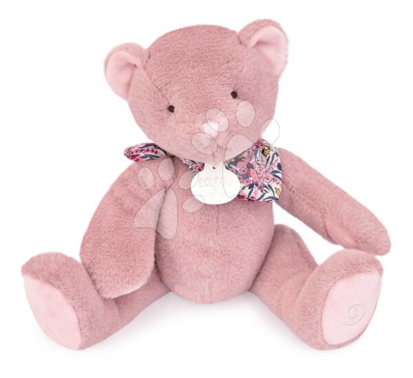 Plyšový medvídek L'Ours Doudou® Bear Pink Doudou et Compagnie růžový 25 cm od 0 měsíců