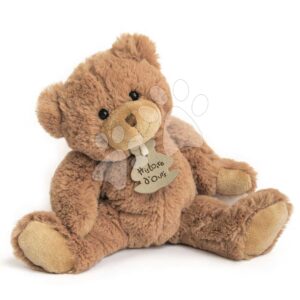 Plyšový medvídek Ours Câlinour’s Brown Histoire d’ Ours v dárkovém balení hnědý 25 cm od 0 měsíců