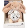 Plyšový zajíček Musical Night Light Star Projector Sand Beige Doudou et Compagnie se světlem hudbou a bílým šumem béžový 19 cm od 0 měsíců - Image 2