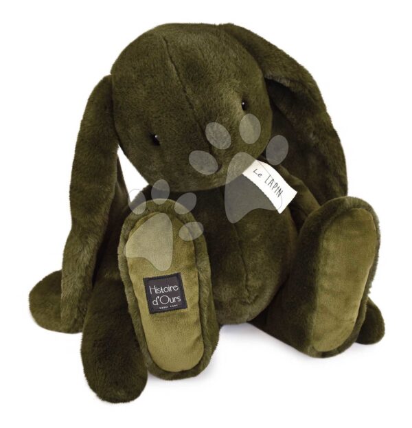 Plyšový zajíček The Bunny Kaki Histoire d’ Ours zelený 50 cm od 0 měsíců