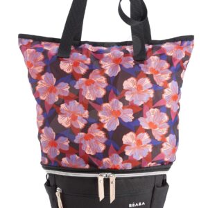 Přebalovací taška jako pásek Biarritz Changing Black Bag Beaba ledvinka na kočárek a kolo 3–11 litrů objem