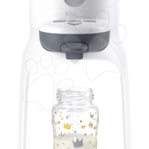 Příprava mléka Bib'expresso Beaba White Grey a ohřívač láhví do 30 sekund šedý od 0 měsíců