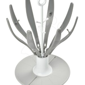 Skládací odkapávač kojeneckých láhví Beaba květ šedý od 0 měsíců