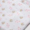 Textilní pleny z bavlněného mušelínu Cotton Muslin Cloths Beaba Cygne sada 3 kusů 70*70 cm od 0 měsíců růžové - Image 2