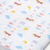 Textilní pleny z bavlněného mušelínu Cotton Muslin Cloths Beaba Paris sada 3 kusů 70*70 cm od 0 měsíců modré - Image 2