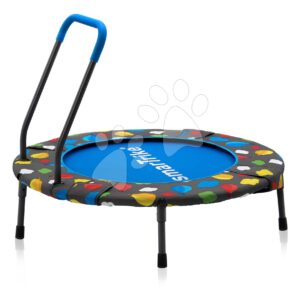 Trampolína Activity Center 3-in-1 smarTrike skládací kulatá s obvodem 92 cm s rukojetí bazénem a 100 ks míčků od 10 měsíců