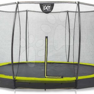 Trampolína s ochrannou sítí Silhouette Ground Exit Toys přízemní průměr 427 cm zelená
